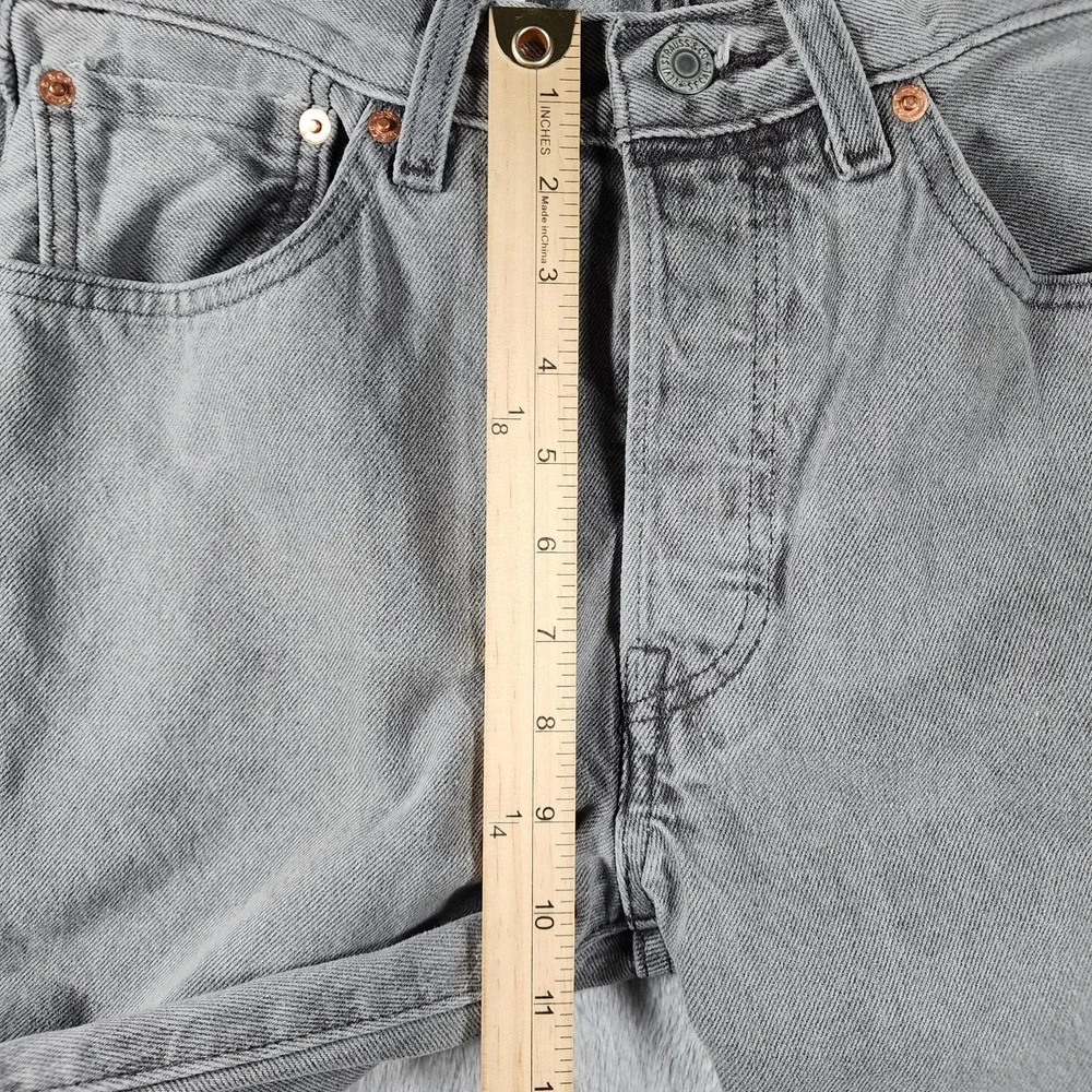 Levis 501 Original Jeans Mens 31x32‎ Gray Big E Premium Button Fly New Straight